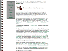 Tablet Screenshot of highlander.org