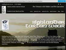 Tablet Screenshot of highlander.uk.com